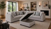 Load image into Gallery viewer, 8076 Ashley Sectional with Storage Ottoman - Richicollection Furniture Warehouse