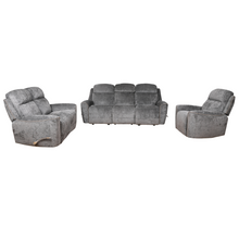 Load image into Gallery viewer, Sutton Fabric Recliner Set w/Console - Richicollection Furniture Warehouse