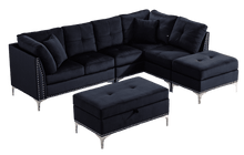 Load image into Gallery viewer, Jessica Fabric Sectional + Ottoman - Richicollection Furniture Warehouse