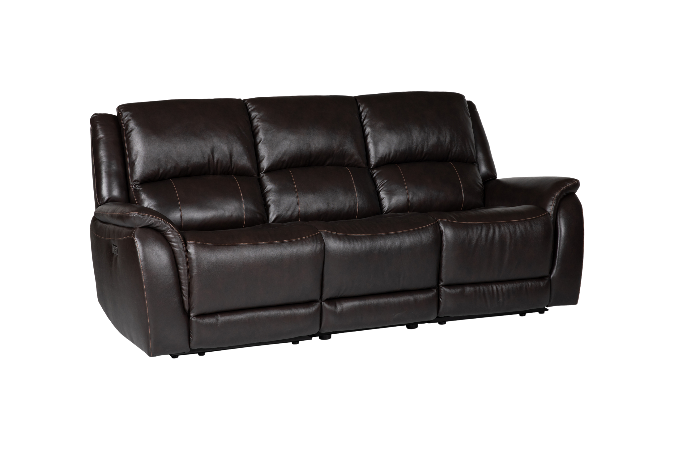 Woodstock Leather Sofa Set - Richicollection Furniture Warehouse