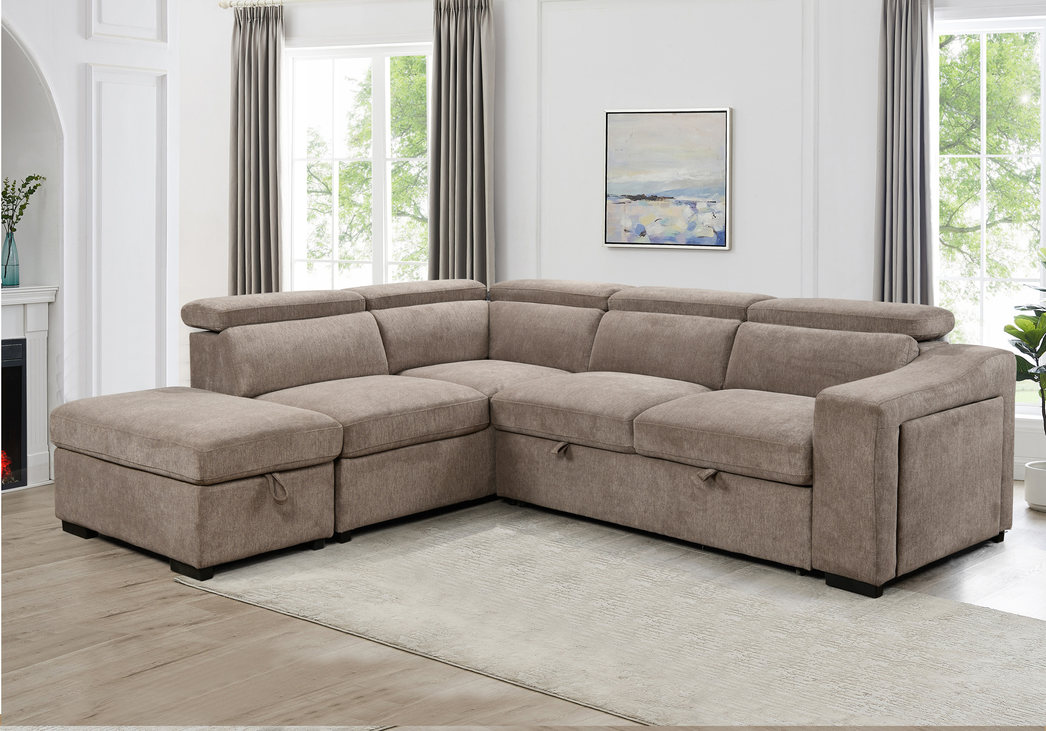 Courtney Sofa Bed - 7626 - Richicollection Furniture Warehouse