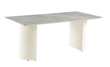 Load image into Gallery viewer, ALLISON WHITE DINING TABLE AND CHAIRS MLM-184154/184153 - Richicollection Furniture Warehouse
