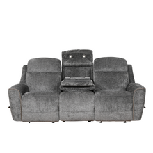 Load image into Gallery viewer, Sutton Fabric Recliner Set w/Console
