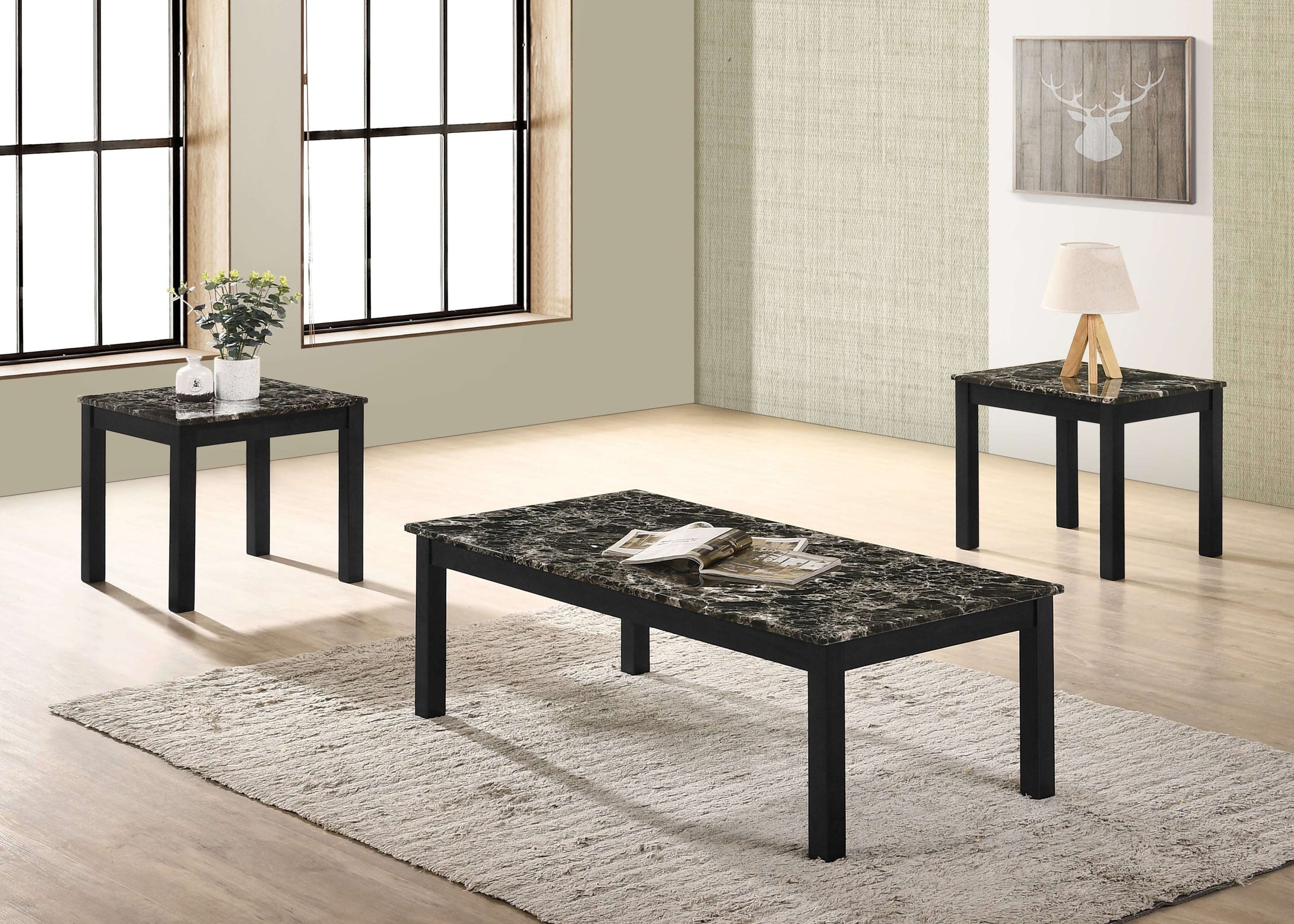 Linda Coffee Table Set - Richicollection Furniture Warehouse