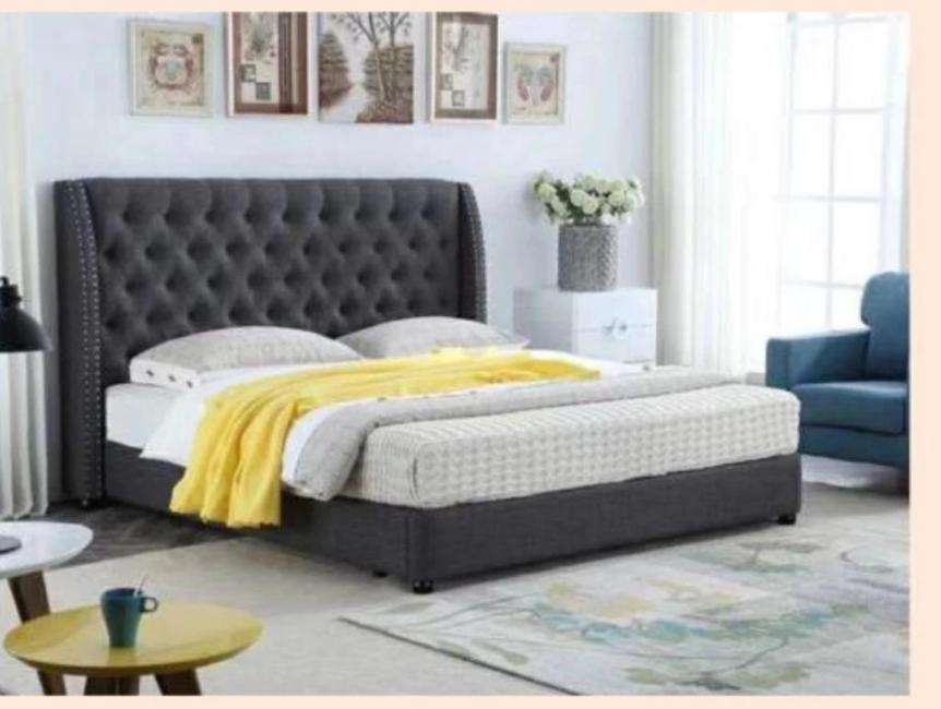 Tuscany Bed Frame (Fabric) - Richicollection Furniture Warehouse