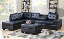 Load image into Gallery viewer, Chelsea Sectional BLACK #1165 - Richicollection Furniture Warehouse
