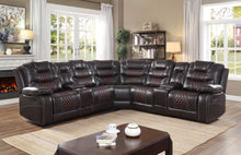 Load image into Gallery viewer, Venetian Reclining Sectional - Richicollection Furniture Warehouse
