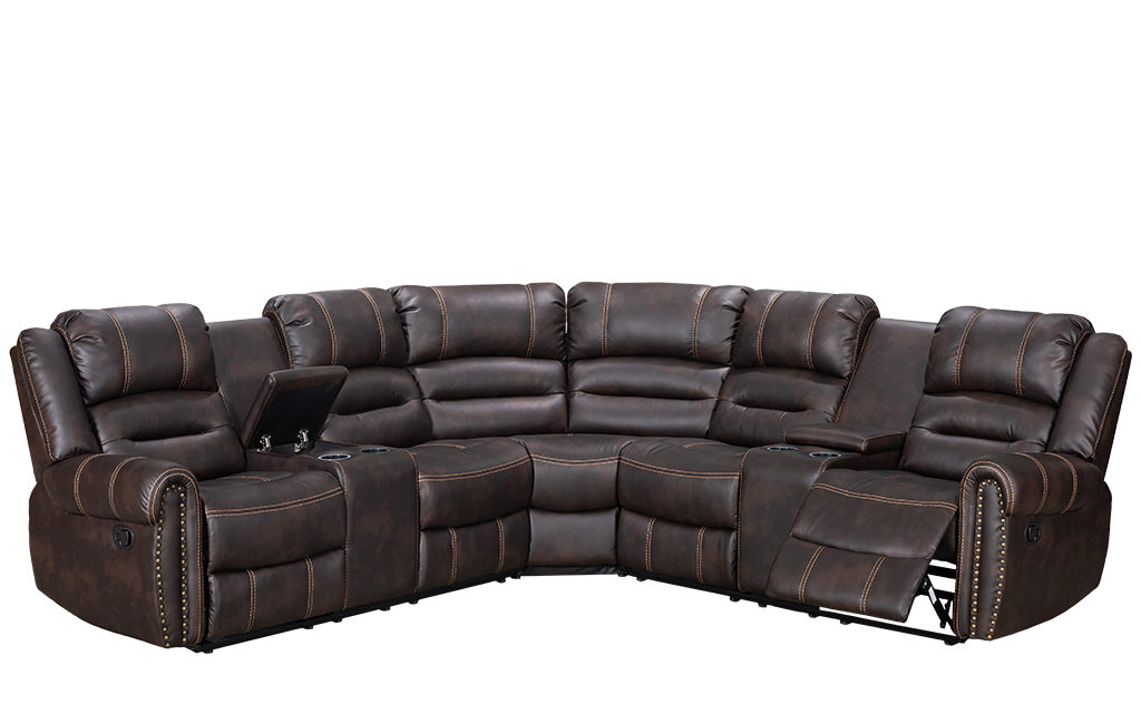 Kennedy Reclining Sectional - Richicollection Furniture Warehouse